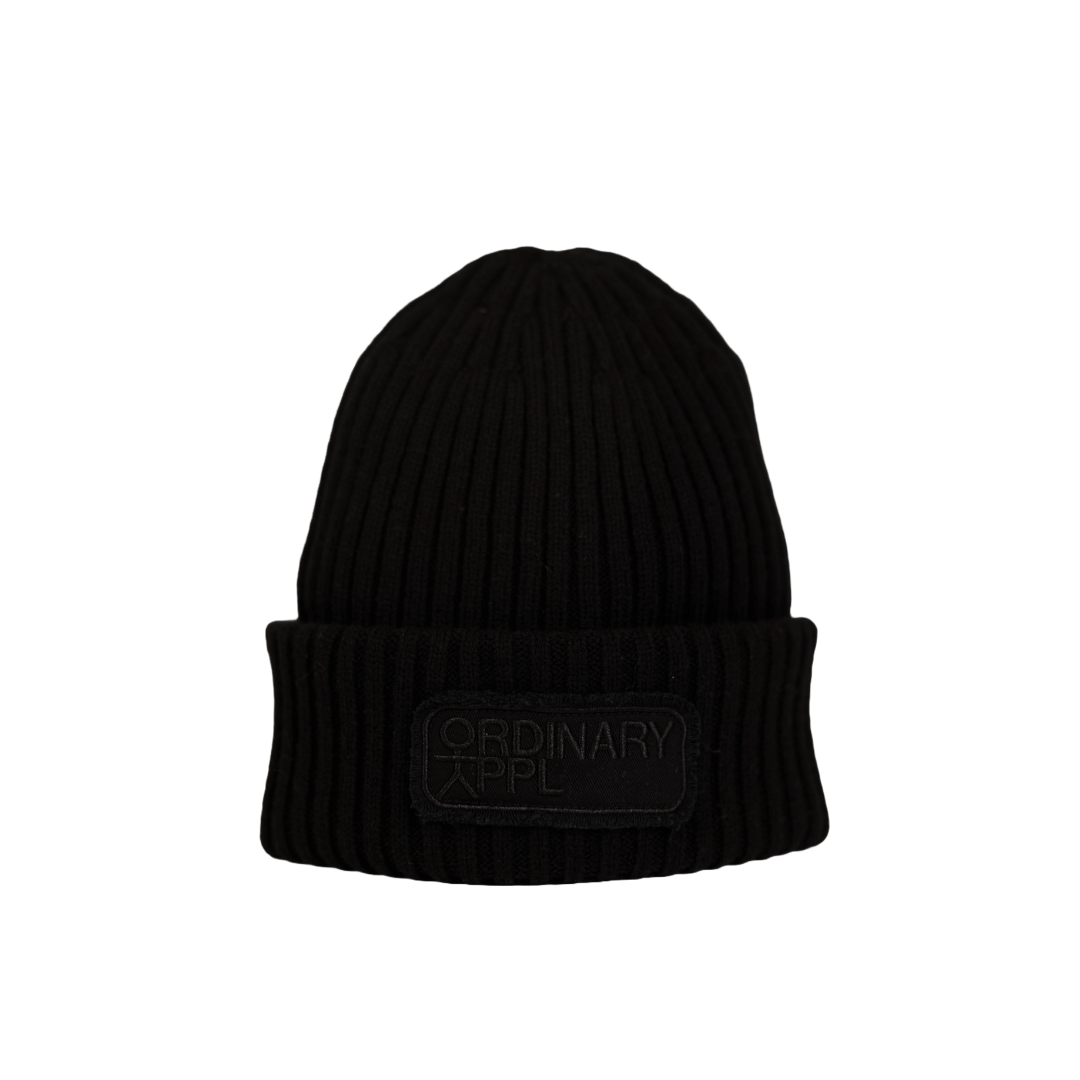 Black Silk Lined Beanie