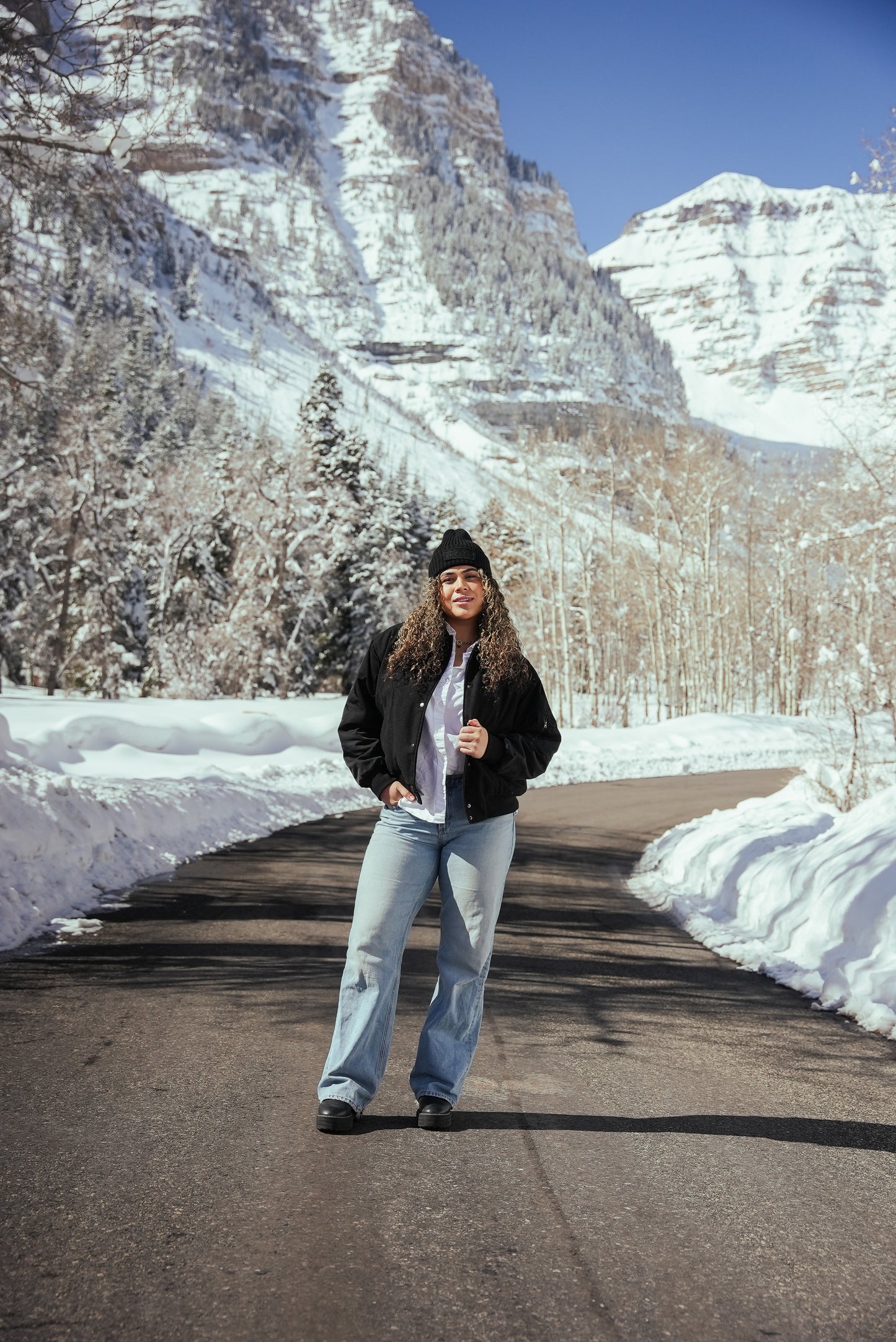 Black Silk Lined Beanie