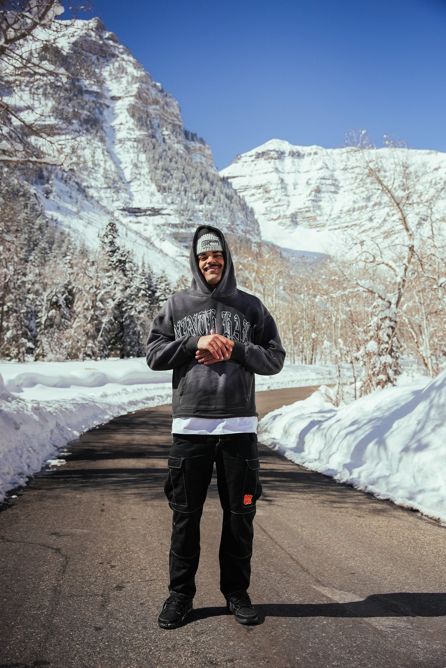 Grey Silk Lined Beanie