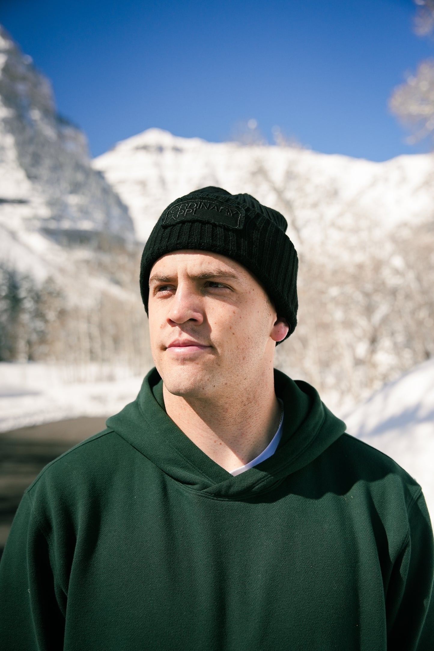 Black Silk Lined Beanie